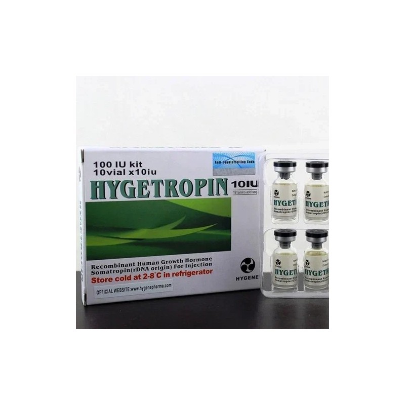 Hygetropin 200 I.U. 8iu VIALS (Green Tops) + FREE Bac water