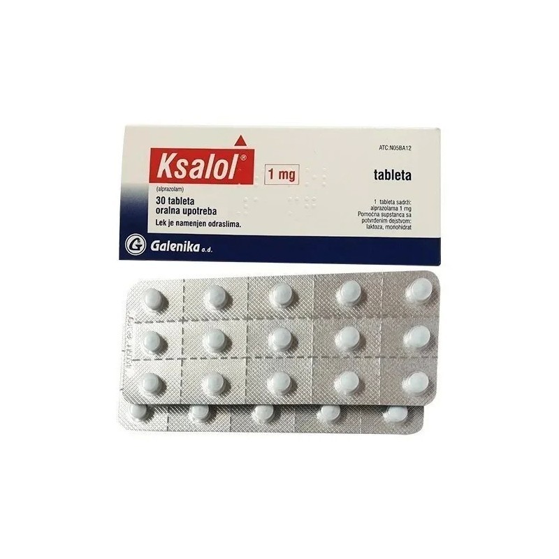 Galenika Ksalol / Xanax 1mg x 30 tabs