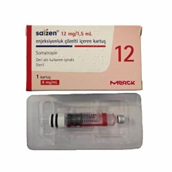 Saizen HGH (Somatropin) 12mg/36iu cartridge by Merck + Free Needles