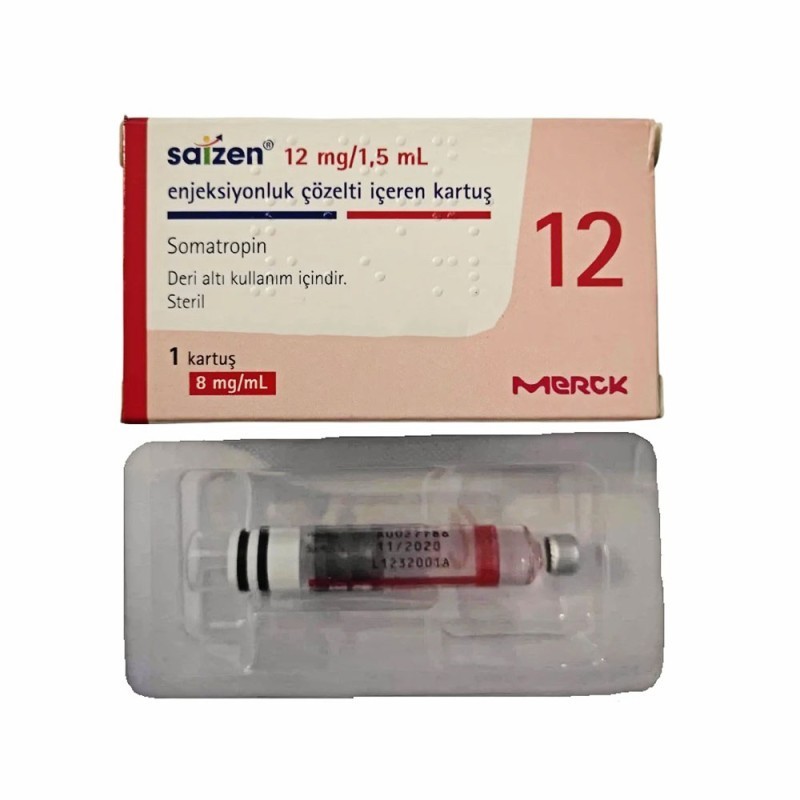 Saizen HGH (Somatropin) 12mg/36iu cartridge by Merck + Free Needles
